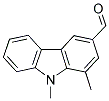 1,9-DIMETHYL-9H-CARBAZOLE-3-CARBALDEHYDE 结构式