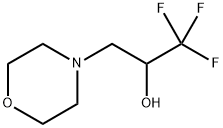 1,1,1-三氟-3-吗啉丙烷-2-醇 结构式