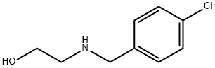 2-{[(4-氯苯基)甲基]氨基}乙-1-醇 结构式
