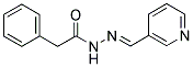 2-PHENYL-N'-(3-PYRIDINYLMETHYLENE)ACETOHYDRAZIDE 结构式