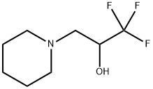 1,1,1-三氟-3-(哌啶-1-基)丙烷-2-醇 结构式