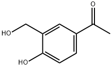 4-羟基-3-羟甲基苯乙酮 结构式