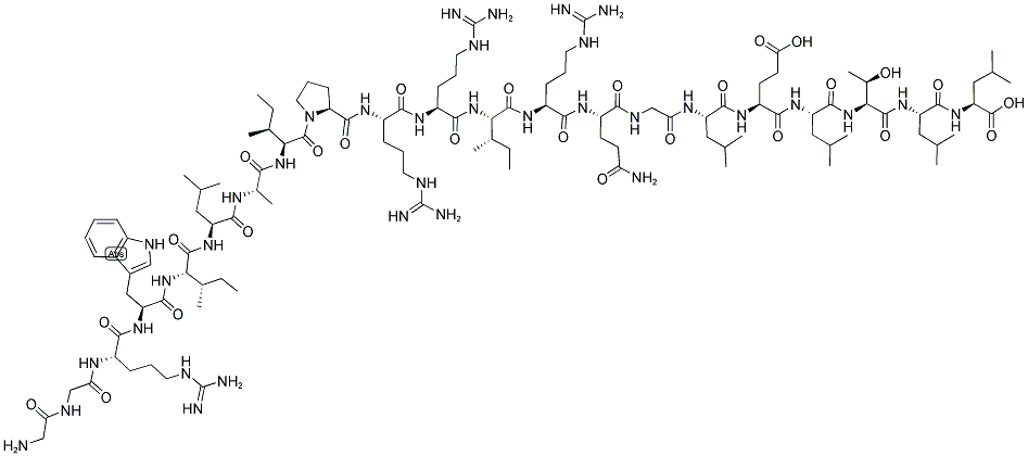 GLY-GLY-ARG-TRP-ILE-LEU-ALA-ILE-PRO-ARG-ARG-ILE-ARG-GLN-GLY-LEU-GLU-LEU-THR-LEU-LEU 结构式