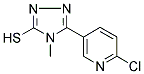 5-(2-CHLOROPYRID-5-YL)-4-METHYL-4H-1 2 4-TRIAZOLE-3-THIOL 结构式