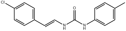 N-(4-CHLOROSTYRYL)-N'-(4-METHYLPHENYL)UREA 结构式