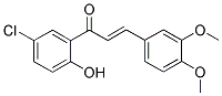 1-(5-CHLORO-2-HYDROXYPHENYL)-3-(3,4-DIMETHOXYPHENYL)PROP-2-EN-1-ONE 结构式