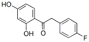 2-(4-FLUOROPHENYL)-1-(2,4-DIHYDROXYPHENYL)ETHANONE 结构式