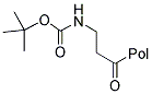 BOC-Β-丙氨酸键合 PAM 树脂 结构式