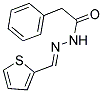 2-PHENYL-N'-[(E)-2-THIENYLMETHYLIDENE]ACETOHYDRAZIDE 结构式