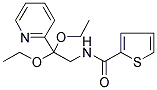 N-[2,2-DIETHOXY-2-(PYRIDIN-2-YL)ETHYL]THIOPHENE-2-CARBOXAMIDE 结构式