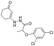 2-(2,4-DICHLOROPHENOXY)-N-((3-OXOCYCLOHEX-1-ENYL)AMINO)PROPANAMIDE 结构式