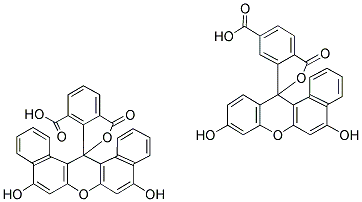 5-(AND-6)-CARBOXYNAPHTHOFLUORESCEIN 结构式