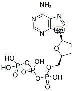 2ˊ,3ˊ-二脱氧腺苷-5ˊ-三磷酸 结构式