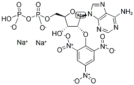 2'-(OR-3')-O-(TRINITROPHENYL)ADENOSINE 5'-DIPHOSPHATE, DISODIUM SALT 结构式