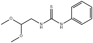 N-(2,2-DIMETHOXYETHYL)-N'-PHENYLTHIOUREA 结构式