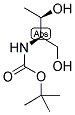 BOC-(2R,3R)-2-AMINO-3-HYDROXY-1-BUTANOL 结构式