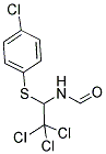 2,2,2-TRICHLORO-1-[(4-CHLOROPHENYL)THIO]ETHYLFORMAMIDE 结构式