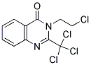 3-(2-CHLOROETHYL)-2-(TRICHLOROMETHYL)-4(3H)-QUINAZOLINONE 结构式