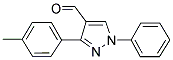 1-PHENYL-3-P-TOLYL-1H-PYRAZOLE-4-CARBALDEHYDE 结构式