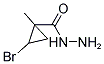 2-BROMO-1-METHYL-CYCLOPROPANECARBOXYLIC ACID HYDRAZIDE 结构式