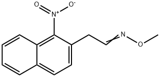 2-(1-NITRO-2-NAPHTHYL)ACETALDEHYDE O-METHYLOXIME 结构式