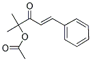 ACETIC ACID 1,1-DIMETHYL-2-OXO-4-PHENYL-BUT-3-ENYL ESTER 结构式