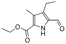 4-Ethyl-5-formyl-3-methyl-1H-pyrrole-2-carboxylic acid ethyl ester 结构式