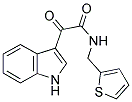 2-INDOL-3-YL-2-OXO-N-(2-THIENYLMETHYL)ETHANAMIDE 结构式