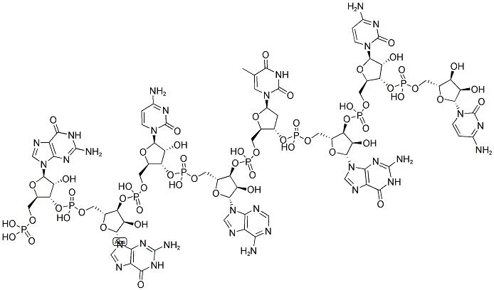 GGCATGCC, 5'-PHOSPHORYLATED 结构式