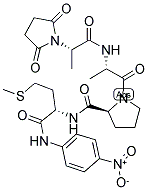 SUCCINYL-ALA-ALA-PRO-MET-P-NITROANILIDE 结构式