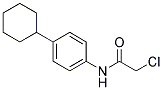 2-CHLORO-N-(4-CYCLOHEXYLPHENYL)ACETAMIDE 结构式