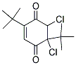 2,5-DI-TERT-BUTYL-5,6-DICHLORO-CYCLOHEX-2-ENE-1,4-DIONE 结构式