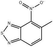 5-METHYL-4-NITRO-2,1,3-BENZOTHIADIAZOLE 结构式