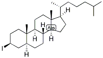 5-alpha-Cholestan-3-beta-iodo 结构式