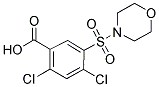 2,4-DICHLORO-5-(MORPHOLINE-4-SULFONYL)-BENZOIC ACID 结构式