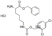 H-LYS(2,4-DICHLORO-Z)-OBZL HCL 结构式