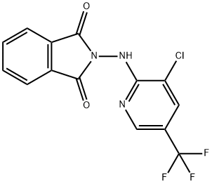 2-([3-CHLORO-5-(TRIFLUOROMETHYL)-2-PYRIDINYL]AMINO)-1H-ISOINDOLE-1,3(2H)-DIONE 结构式