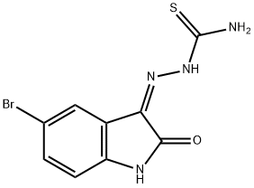 5-BROMOISATIN, 3-THIOSEMICARBAZIDE 结构式