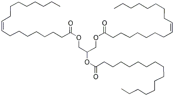 1,3-油酸-2-十棕榈酸甘油酯 结构式