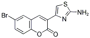 3-(2-AMINO-THIAZOL-4-YL)-6-BROMO-CHROMEN-2-ONE 结构式