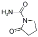 2-OXO-1-PYRROLIDINECARBOXAMIDE 结构式