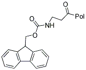 FMOC-BETA-ALA-WANG RESIN 结构式