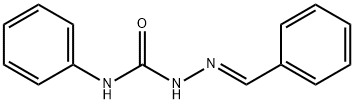 N-PHENYL-2-[(E)-PHENYLMETHYLIDENE]-1-HYDRAZINECARBOXAMIDE 结构式