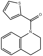 (3,4-Dihydro-1(2H)-quinolinyl)-2-thienylmethanone 结构式