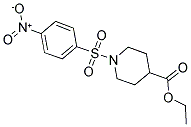 ETHYL 1-[(4-NITROPHENYL)SULFONYL]-4-PIPERIDINECARBOXYLATE 结构式