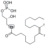 LYSOPHOSPHATIDIC ACID, 1-OLEOYL-[OLEOYL-9,10-3H]- 结构式
