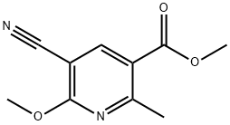 METHYL 5-CYANO-6-METHOXY-2-METHYLNICOTINATE 结构式