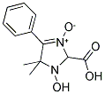 2-CARBOXY-1-HYDROXY-5,5-DIMETHYL-4-PHENYL-2,5-DIHYDROIMIDAZOLE 3-OXIDE 结构式