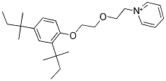 1-(2-(2-[2,4-Bis-(1,1-dimethyl-propyl)-phenoxy]-ethoxy)-ethyl)-pyridinium 结构式