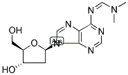 N6-(DIMETHYLAMINO)METHYLENE)-2'-DEOXYADENOSINE 结构式